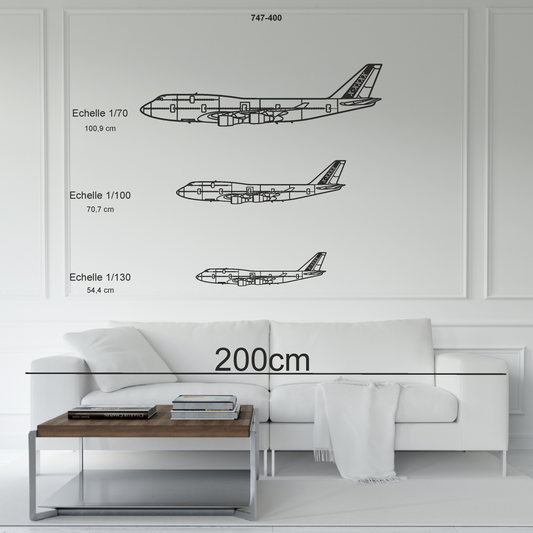747-400 personnalisable