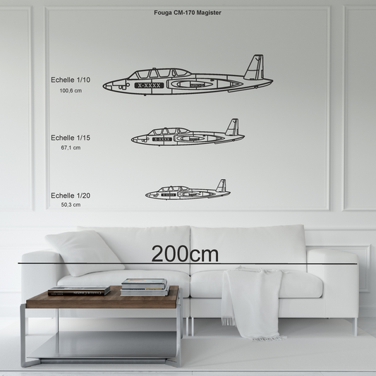 Fouga CM-170 Magister personnalisable