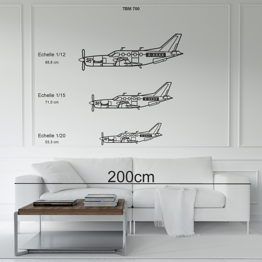 TBM 700 personnalisable
