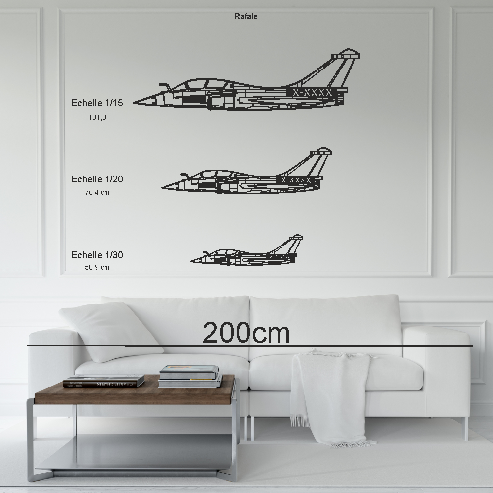 Rafale Biplace personnalisable