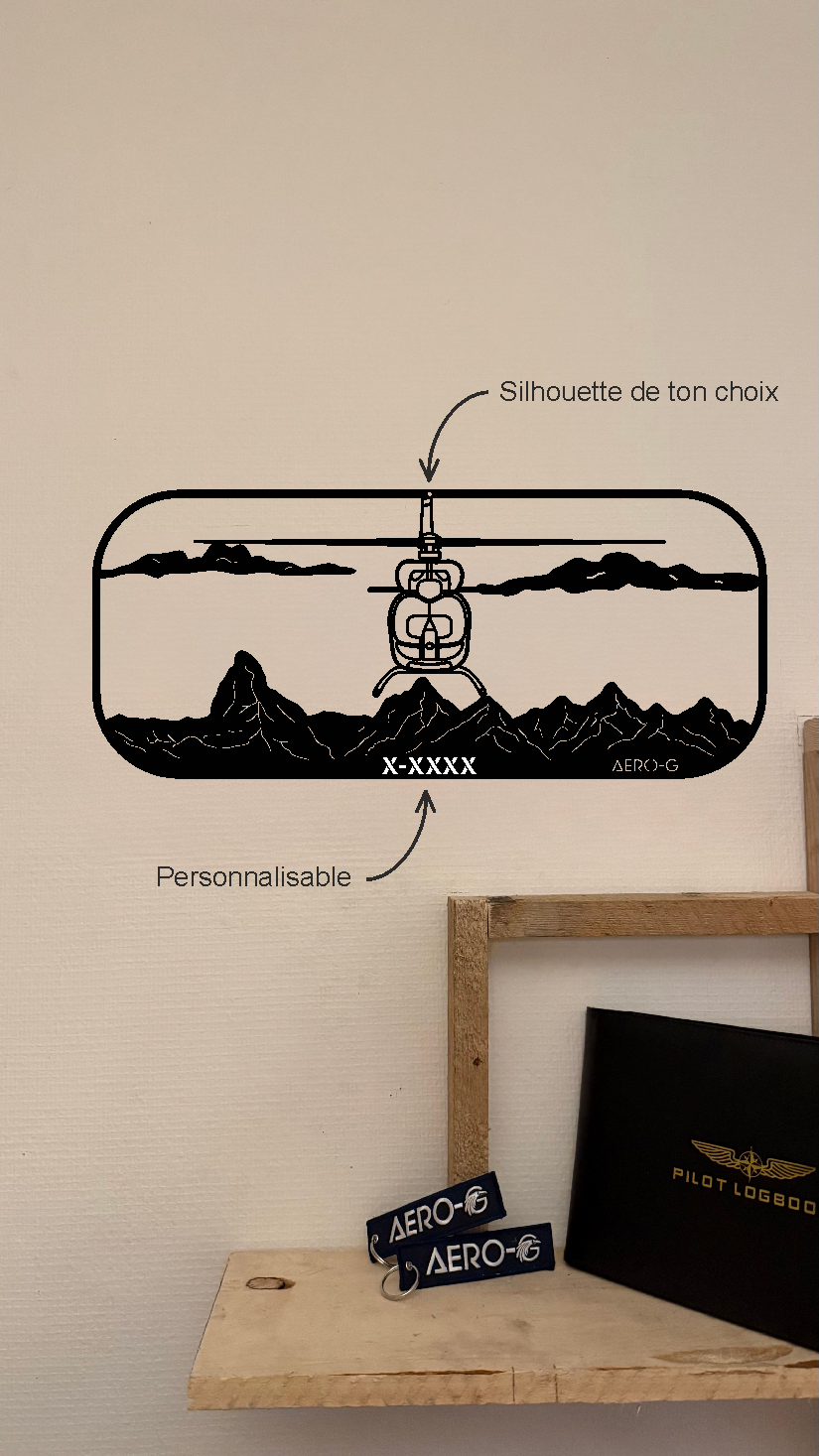 Tableau skyline aéronautique