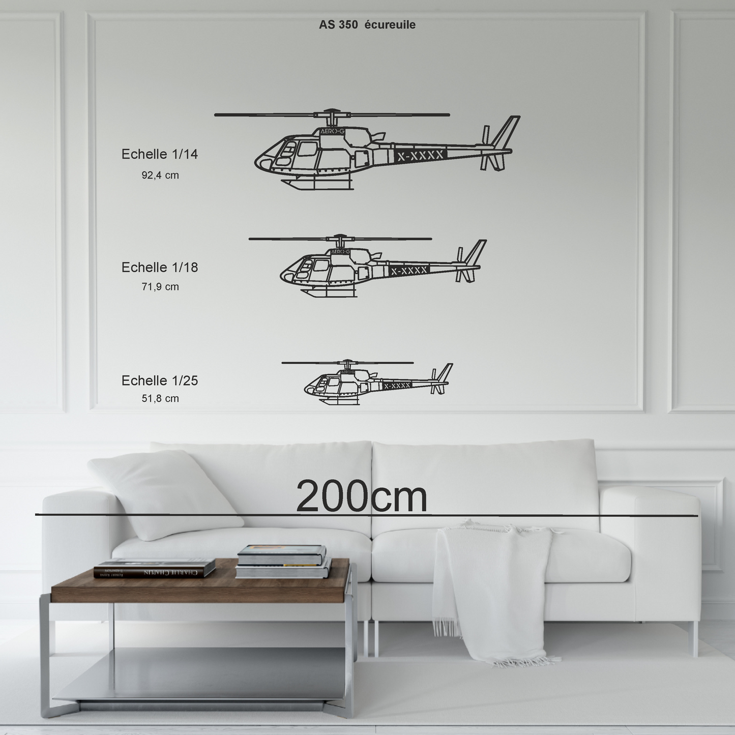 AS 350 écureuil personnalisable